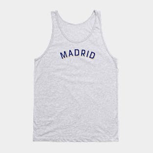 Madrid Spain Vintage Arched Type Tank Top